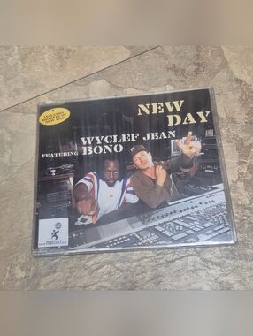 Wyclef Jean Featuring Bono - New Day - 1999 - 668212 5 - New - Sealed - CDs - CD
